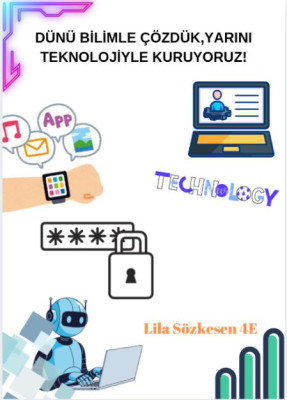 Bilim ve Teknoloji Haftası Konulu Canva Afiş Tasarımları
